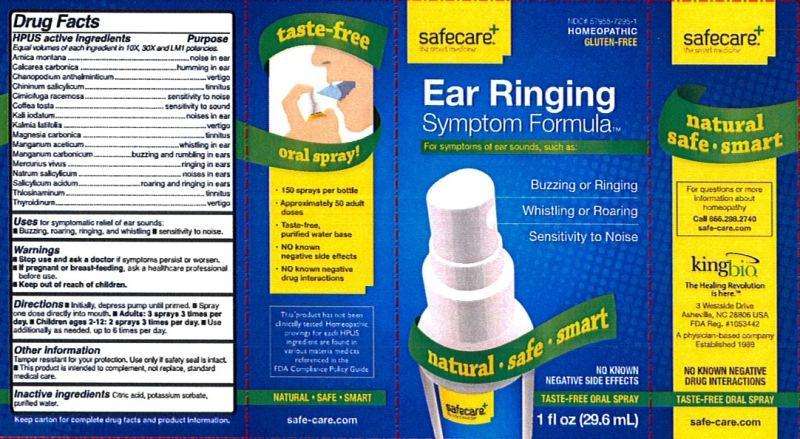 Ear Ringing Symptom Formula
